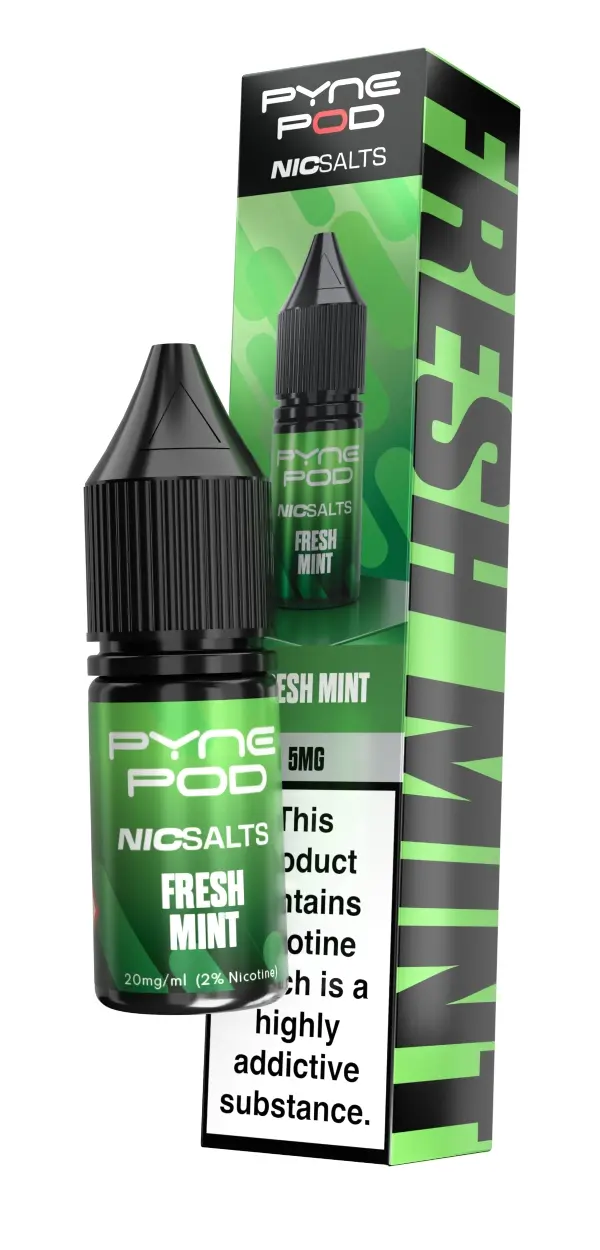 Fresh Mint Nic Salt E-Liquid by Pyne Pod 10ml